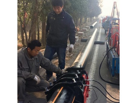 Машина для сварки пластиковых труб с гидравлическим приводом Shengda SHD250, применение