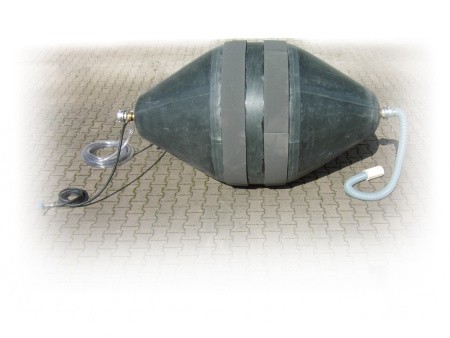 Пневматическое заглушающее перекрытие LAMPE тип 1-400, с байпасом и со специальным уплотнением