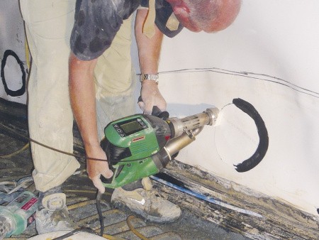 Ручной сварочный экструдер WELDPLAST S2 сварка заплаток в туннеле