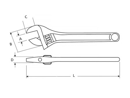 Разводной ключ 135, 10