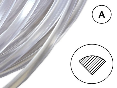 Сварочный пруток ПК прозрачный (профиль А) Сварочный пруток ПК прозрачный (профиль А)