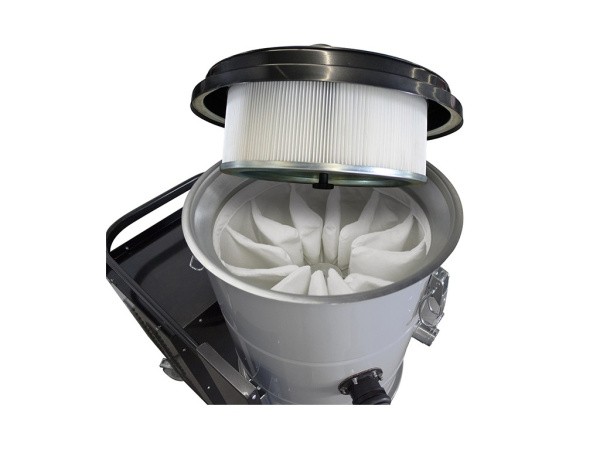 Промышленный пылесос HDC B 155P M, система фильтрации Промышленный пылесос HDC B 155P M, система фильтрации