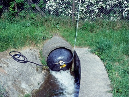 Пневматическое заглушающее перекрытие LAMPE тип 1-1400, применение