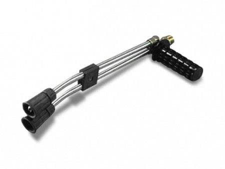 Копьё сдвоенное с регулятором давления 380мм нерж. М22ш без форсунки ВД