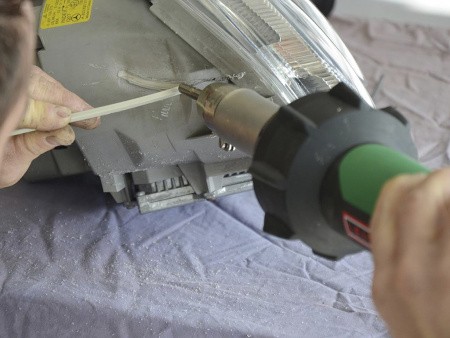 Применение TRIAC ST (Триак ST) - ремонт пластиковых деталей авто